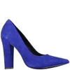 KG Kurt Geiger Women's Calista Suede Heeled Court Shoes - Blue - Image 1
