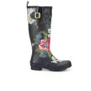 Joules Women's Welly Print Wellies - Navy Bouquet Image 1