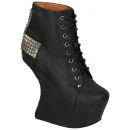 Jeffrey Campbell Women's Studded Holy Cross Boots - Black Image 1