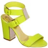 Ted Baker Women's Lissome Block Heeled Sandals - Green Leather - Image 1