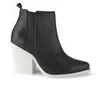 Sol Sana Women's Toni Leather Heeled Ankle Boots - Black/White Sole - Image 1