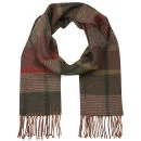 Barbour Unisex New Country Plaid  Scarf - Olive Mix Image 1