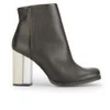 Miista Women's Ali Heeled Leather Ankle Boots - Black - Image 1