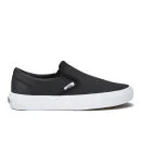 Vans Women's Classic Perforated Leather Slip-On Trainers - Black