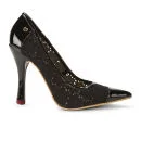 Love Moschino Women's Macrame Decollete Heels - Black