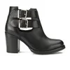 Ravel Women's Montana Leather Heeled Ankle Boots - Black - Image 1