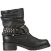 Love Moschino Women's 'Made In Italy' Biker Boots - Black - Image 1