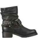 Love Moschino Women's 'Made In Italy' Biker Boots - Black Image 1