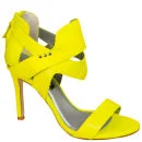 Senso Women's Xixi Heeled Sandals - Fluro Yellow Image 1