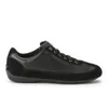 Polo Ralph Lauren Men's Lisson Suede/Leather Trainers - Black - Image 1