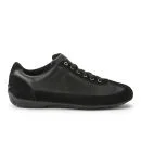 Polo Ralph Lauren Men's Lisson Suede/Leather Trainers - Black Image 1