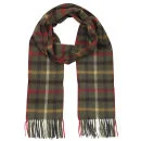 Barbour Unisex Bolt Tattersall Scarf - Olive Image 1