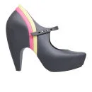 Karl Lagerfeld for Melissa Women's Ginga Rainbow Heels - Black