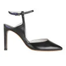 Paul Smith Shoes Women's Lila Leather Heeled Shoes - Black Silvia/Navy Metallic