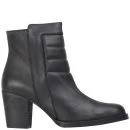 Kurt Geiger Women's Arno Heeled Leather Ankle Boots - Black Image 1