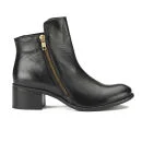 Ravel Women's Kansas Leather Ankle Boots - Black Image 1