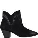 Hudson London Women's Rodin Suede Heeled Ankle Boots - Black Image 1