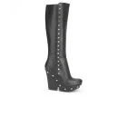 Love Moschino Women's Knee High Boots - Black