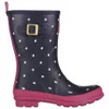 Joules Women's Molly Wellies - Navy Spot - Image 1