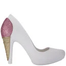 Karl Lagerfeld for Melissa Women's Incense 11 Ice Cream Heels - Raspberry Ripple Matte
