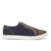 Barbour Men's Capulet Leather Trainers - Navy - Image 1