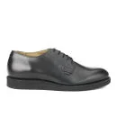 Red Wing Men's Postman Oxford Leather Shoes - Black Chaparral