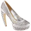 Ted Baker Women's Poppy D Court Shoes - Silver Leather - Image 1