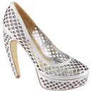 Ted Baker Women's Poppy D Court Shoes - Silver Leather Image 1