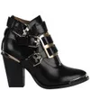 Jeffrey Campbell Women's Hyatt Buckle Leather Ankle Boots - Black - Image 1