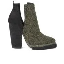 Jeffrey Campbell Women's Who's Next Heeled Ankle Boots - Black/White Image 1
