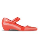 Karl Lagerfeld for Melissa Women's Melissima 11 Pointed Toe Flat Shoes - Red Image 1
