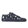 YMC Women's Star Low Canvas Trainers - Navy - Image 1