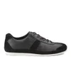 Paul Smith Shoes Men's Fuzz Leather Trainers - Black Mono Lux - Image 1