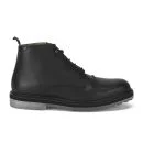 House of Hounds Men's Blakey Grained Leather Lace Up Boots - Black