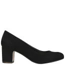 Carvela Women's Ashden Heeled Suede Court Shoes - Black
