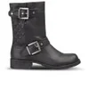 Sam Edelman Women's Bevin Leather Biker Boots - Black - Image 1