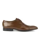 Paul Smith Shoes Men's Robin High Shine Leather Derby Shoes - Ceuro Tan