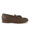 Grenson Men's Scott Leather Tassel Loafers - Dark Brown - Image 1