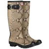 Hunter Women's Carnaby Snake Wellies - Natural - Image 1