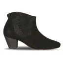 Hudson London Women's Mirar Snake Heeled Ankle Boots - Black