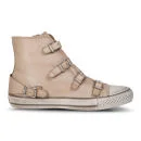Ash Women's Virgin Leather Trainers - Clay