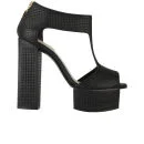 Kat Maconie Women's Abigail Quilted Leather Platform Heels - Black Image 1