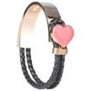 Love Moschino Women's Loveheart Bracelet - Black - Image 1