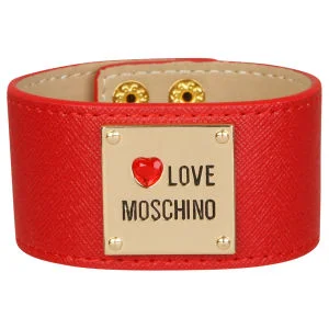 Love Moschino Women's Cuff Bracelet - Red