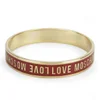 Love Moschino Women's Logo Bracelet - Coral - Image 1