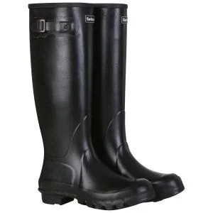 Barbour Unisex Town and Country Wellington Boots - Black Image 1