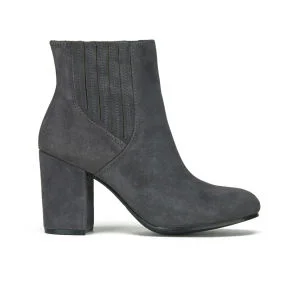 Ash Women's Feeling Suede Heeled Boots - Graphite