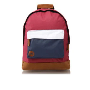 Mi-Pac Tonal Backpack - Burgundy/White/Navy
