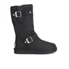 UGG Women's Sutter Waterproof Leather Buckle Boots - Black - Image 1