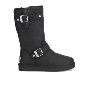 UGG Women's Sutter Waterproof Leather Buckle Boots - Black